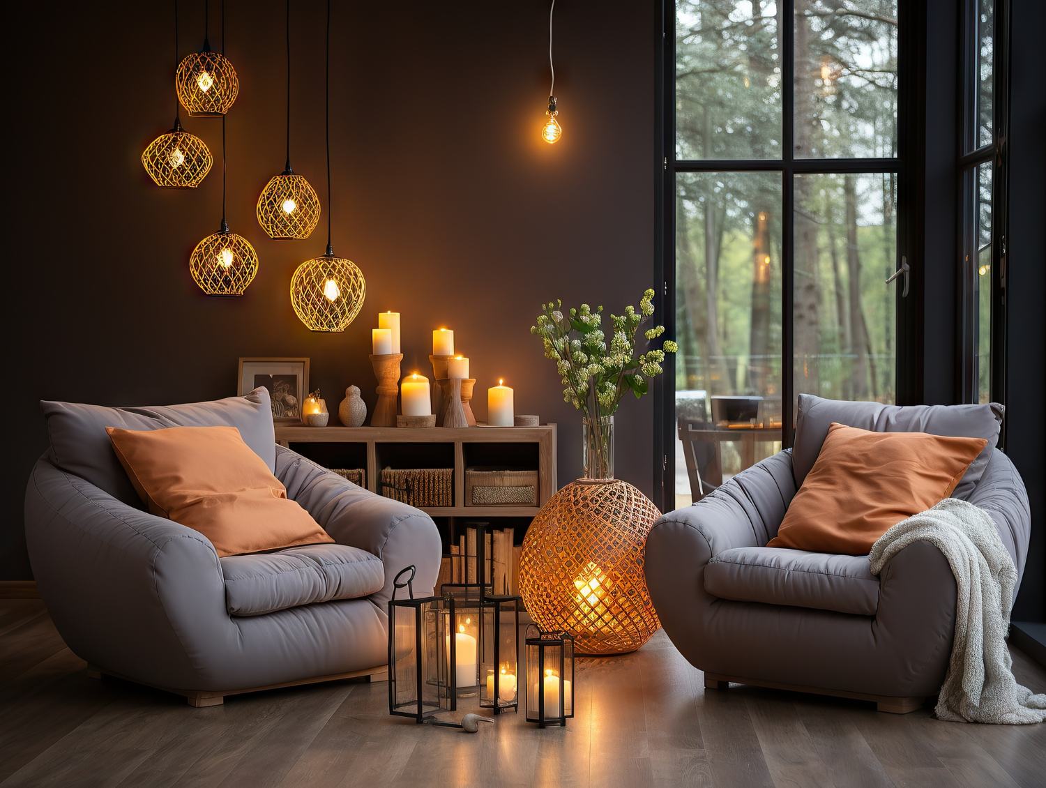 Choosing lighting and décor for your interior